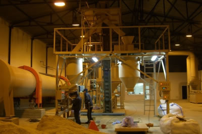 Línea para pellet de 2T/H